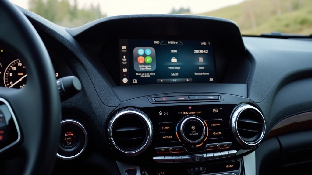 2025 Acura Integra A-Spec Tech package infotainment system detail, wireless Apple CarPlay connectivity displayed, metallic interior trim accents catching light, premium speaker grilles, high-resolution screen clarity, professional automotive magazine photography