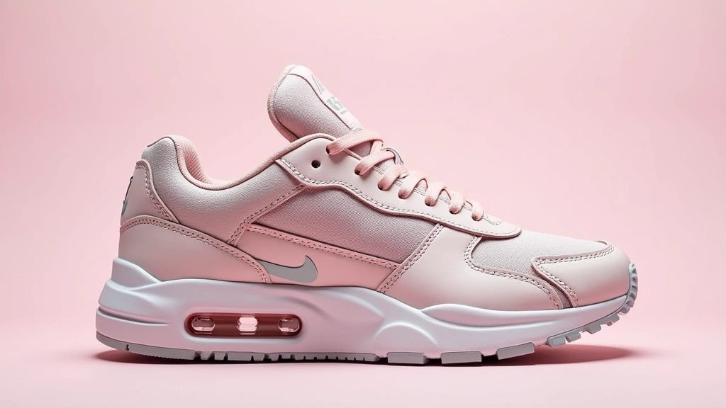 Side profile of Air Tech Challenge 2 Racer Pink shoe highlighting midsole Air unit, heel counter design, and waffle outsole pattern on clean surface