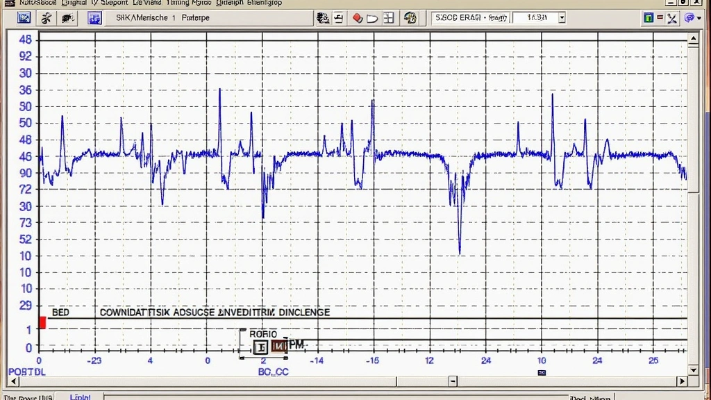 Oscilloscope displaying PWM servo signal waveform from SKR Mini E3 V2 showing voltage levels and timing characteristics during bed leveling sequence