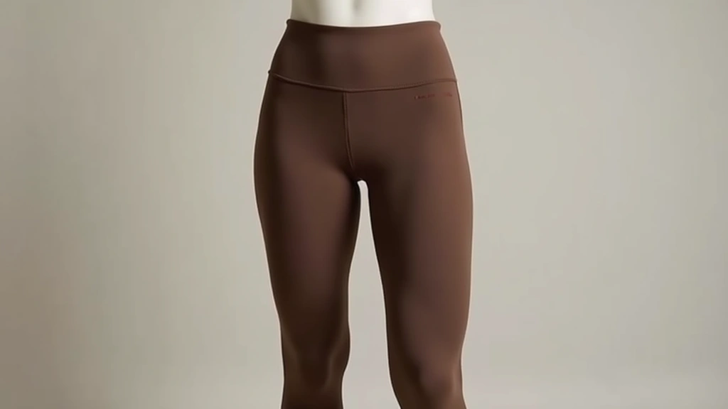 Brown Nike Tech pants displayed on mannequin showing full fit from waist to ankles, neutral background, natural lighting highlighting fabric drape and tapered silhouette