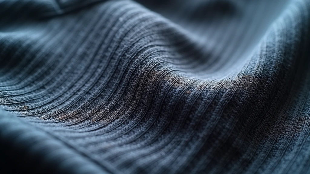 Athletic performance wear material close-up showing advanced fabric weave construction and breathability features, microscopic detail of fiber composition