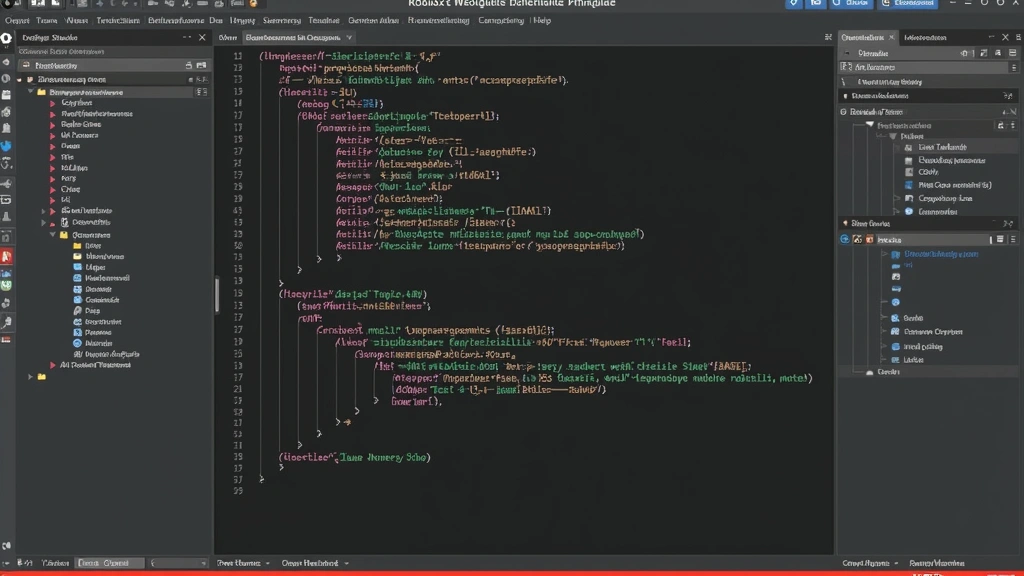 Roblox Studio interface displaying complex Luau script editor with physics simulation parameters, professional developer workspace setup